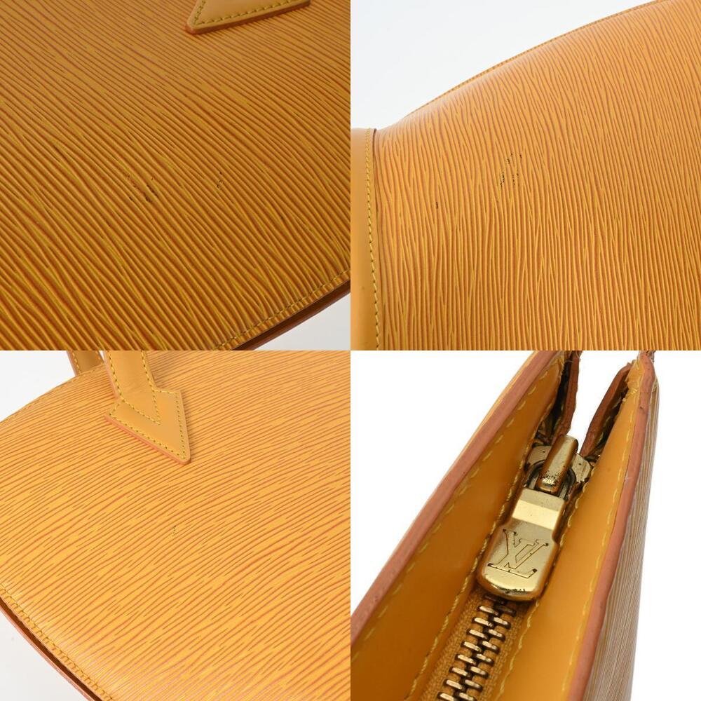 Louis Vuitton Leather Shopping Tassili Bag Yellow Jacques Shoulder Epi Saint - Picture 10 of 11